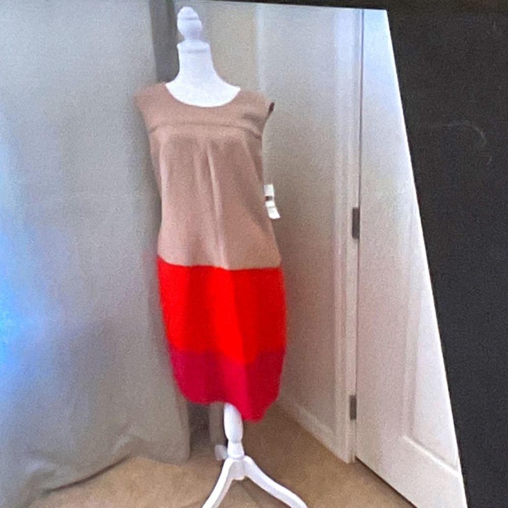 Brand New Jones New York Color Block Dress Size 14